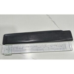 Vintage Slide Ruler Pickett Microline 120 Mathematical Calculation w/ Case